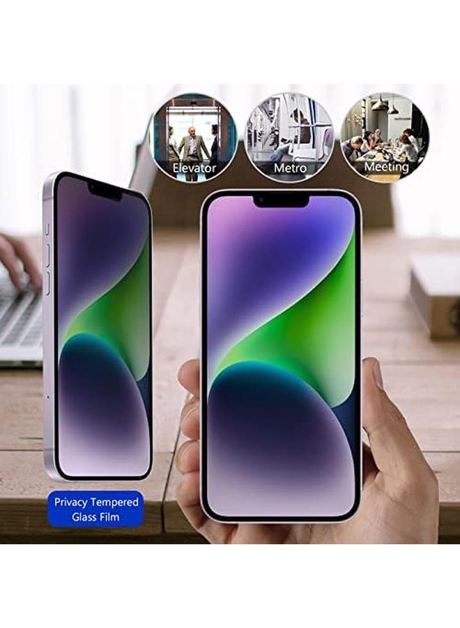 Procases 2 Pack Screen Protector For Iphone 14 Plus Iphone 13 Pro Max 6.7 Inch Tempered Glass Screen Film Guard For Iphone 14 Plus 2022 Iphone 13 Pro Max 2021 Privacy - Image 5