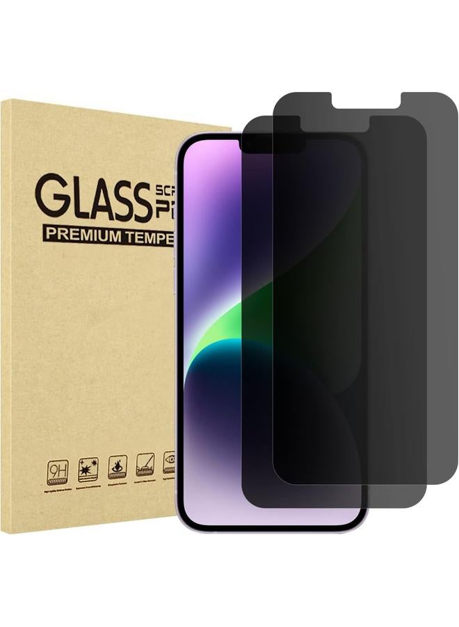 Procases 2 Pack Screen Protector For Iphone 14 Plus Iphone 13 Pro Max 6.7 Inch Tempered Glass Screen Film Guard For Iphone 14 Plus 2022 Iphone 13 Pro Max 2021 Privacy - Image 1