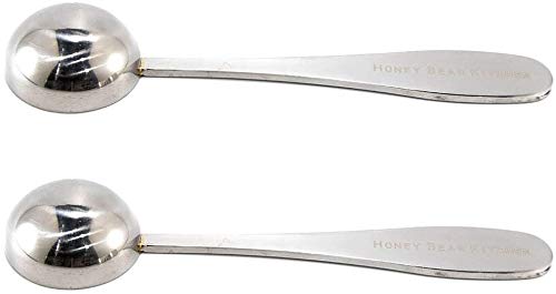 Honey Bear Kitchen 5 ml Teaspoon Measuring Scoop Spoons, Polished Stainless Steel, Set of 2 - Image 4
