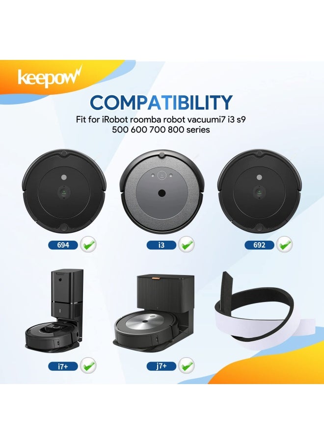 KEEPOW 2 Pack Soft Bumper Protect Robot and Furniture Fit for iRobot 671 675 500 600 700 800 Series 21 X0.8  - Image 2