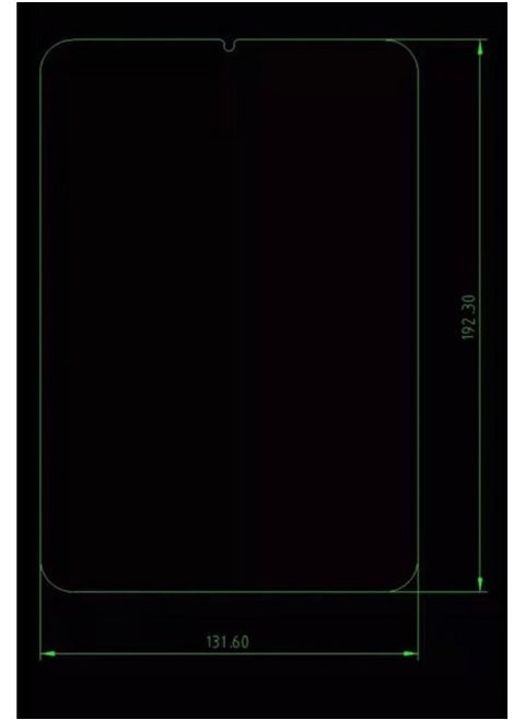 Applicable To For Apple IPad Mini6 Mini7 Tablet Computer HD Tempered Protective Film Radian Blue Light Peep-proof-Color:mini 7 Radian-Size:With Packaging