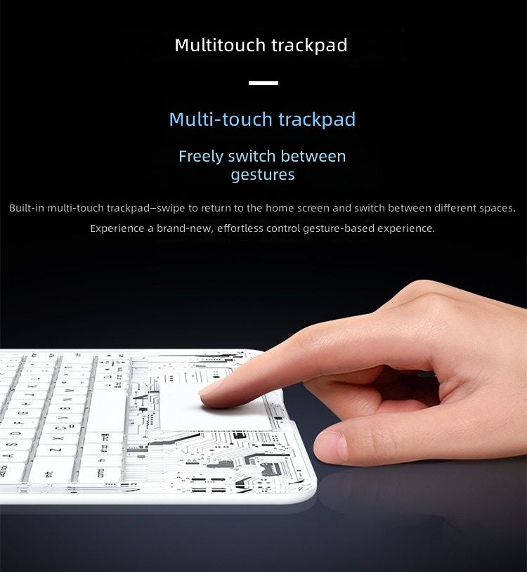 مول الايفيس غلاف لوحة مفاتيح سحري جديد من IFACE MALL متوافق مع iPad Air 8 وiPad Pro 11 بوصة وiPad 5/4 - غلاف لوحة مفاتيح بلوتوث واقي - Image 5