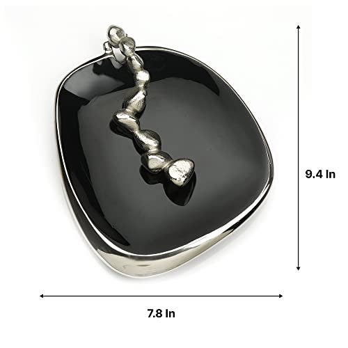 Decor de Maison Stones Serving Ware Tissue Box Cover | Metal Napkin Holder | Napkin Dispenser | Facial Tissue Box for Bathroom, Home, Car, Office, Restaurant, Kitchen, Dining (24X20X5 cm) (Silver) - Image 5
