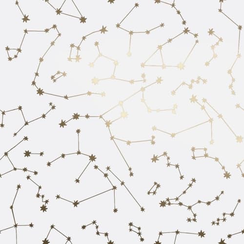 Tempaper Novogratz x Tempaper Frost Constellations Removable Peel and Stick Wallpaper, 20.5 in X 16.5 ft, Made in the USA - Image 1