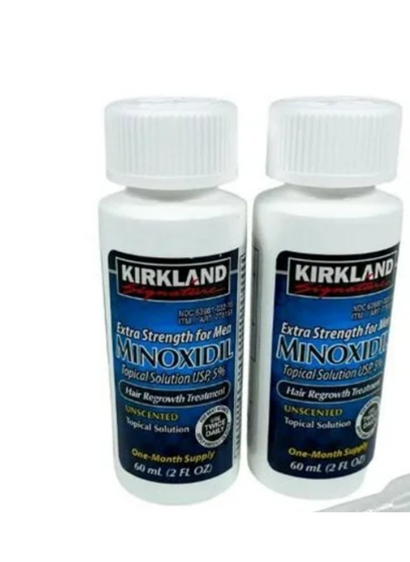 Kirkland Signature Pack Of 6 Minoxidil Extra Strength Hair Regrowth Treatment 360ml  - Image 3