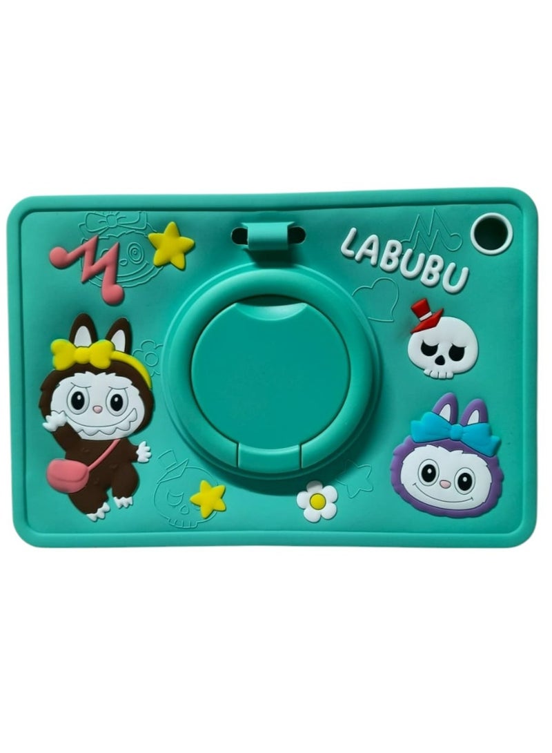 LABUBU غطاء لجهاز سامسونج جالكسي تاب A9 بلس غطاء حماية إضافي 11 بوصة، غطاء واقي صلب مضاد للصدمات للأطفال والفتيات والفتيان، تاب A9 بلس/A9+ 5G 11 بوصة 2023 SM-X210 SM-X215 SM-X216 SM-X218، غطاء خلفي صلب رفيع مع حامل واقي لجهاز جالكسي تاب A9 بلس 2023 - Image 1