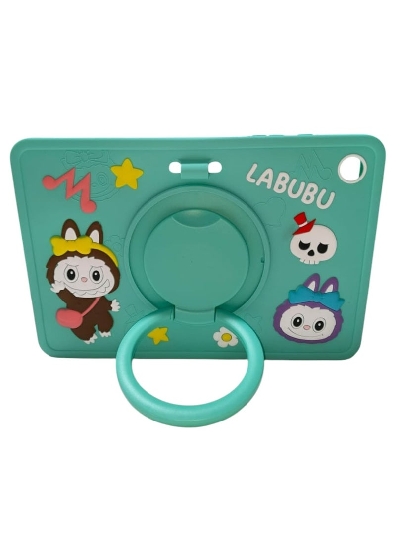 LABUBU غطاء لجهاز سامسونج جالكسي تاب A9 بلس غطاء حماية إضافي 11 بوصة، غطاء واقي صلب مضاد للصدمات للأطفال والفتيات والفتيان، تاب A9 بلس/A9+ 5G 11 بوصة 2023 SM-X210 SM-X215 SM-X216 SM-X218، غطاء خلفي صلب رفيع مع حامل واقي لجهاز جالكسي تاب A9 بلس 2023 - Image 4