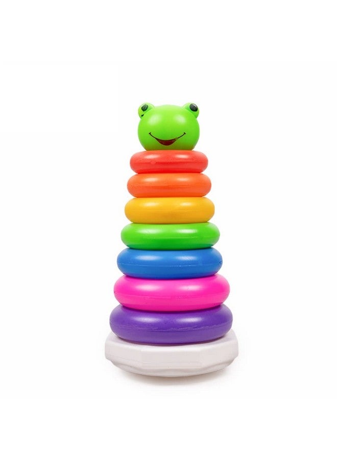 RATNA'S Frog Stacking Ring Big 7 Different Size & Coloured Stackers for Infants - Image 1