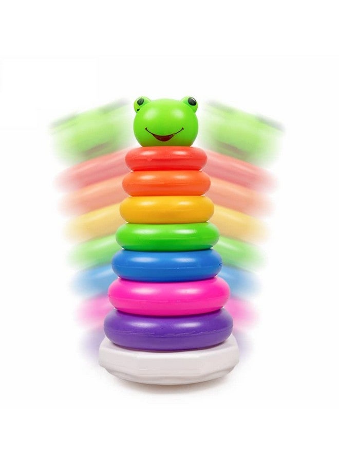 RATNA'S Frog Stacking Ring Big 7 Different Size & Coloured Stackers for Infants - Image 3