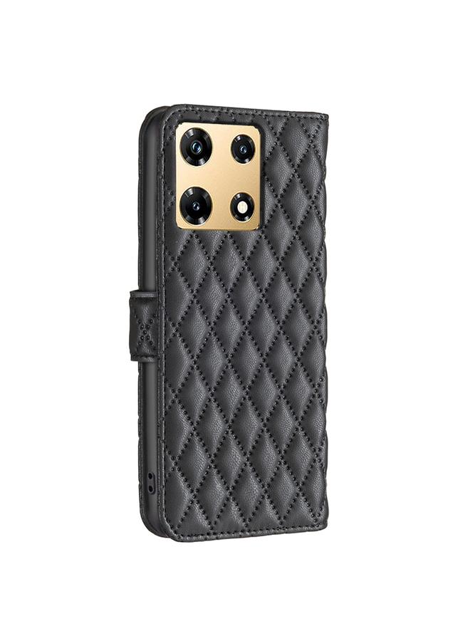 Zaboon Case For Infinix Note 30 Pro Diamond Lattice Wallet Flip Leather Phone Case - Image 3