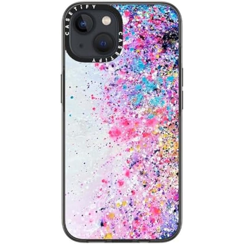 Casetify iPhone 13 Compact Case 【2x Military Grade Drop Test/4ft Drop Protection】 - Confetti Sprinkles - Black - Image 4