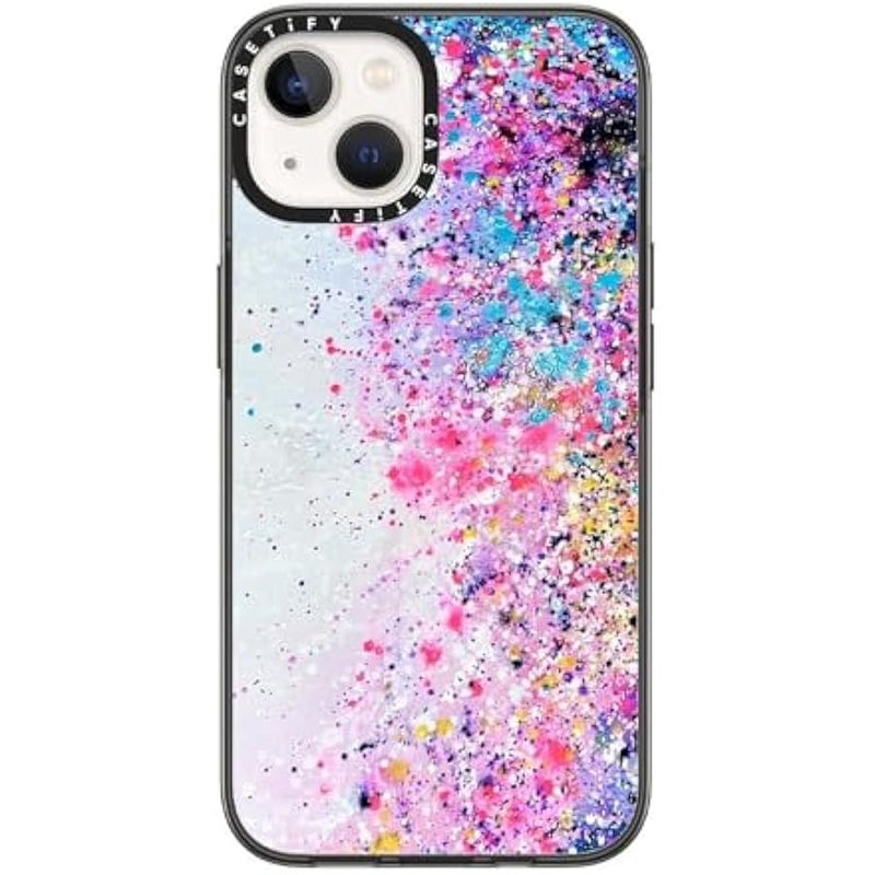 Casetify iPhone 13 Compact Case 【2x Military Grade Drop Test/4ft Drop Protection】 - Confetti Sprinkles - Black - Image 2