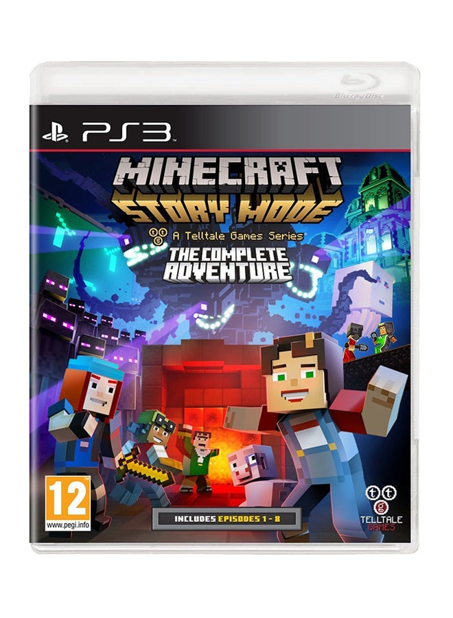 تلتيل جيمز لعبة الفيديو "Minecraft Story Mode: The Complete Adventure" - (إصدار عالمي) - مغامرة - playstation_3_ps3 - Image 1