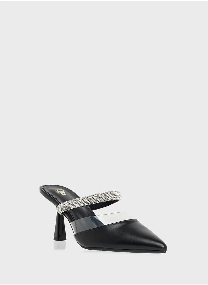 ايلا Slip On Heeled Mule