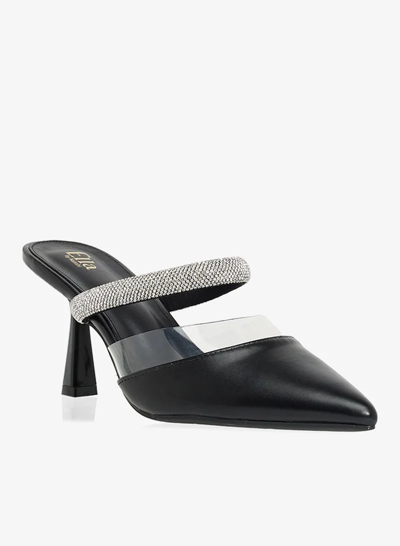 ELLA Slip On Heeled Mule