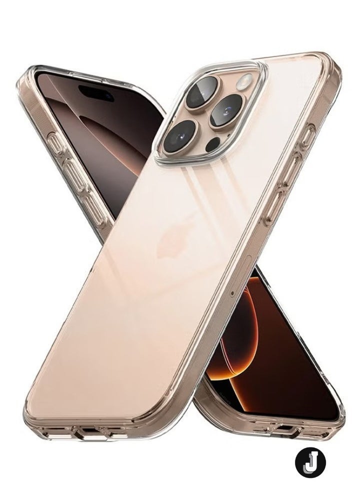 JAJEEK "New iPhone 16 Pro Clear Case – Ultra Slim TPU, Shockproof, Anti-Yellowing, Scratch-Resistant, Lightweight Case Cover" - Image 1