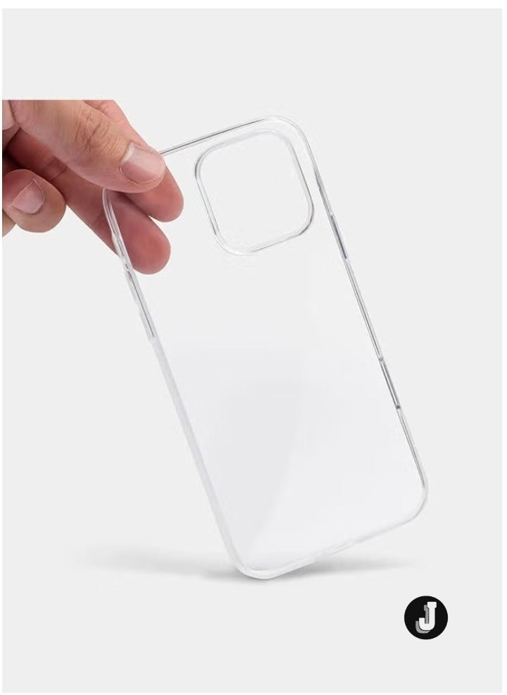 JAJEEK "New iPhone 16 Pro Clear Case – Ultra Slim TPU, Shockproof, Anti-Yellowing, Scratch-Resistant, Lightweight Case Cover" - Image 4