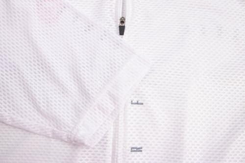 GCRFL Men's Cycling Jersey with 3+1 Zipper Pockets Short Sleeves Biking Bike Jersey Cycling Shirt Breathable Mesh Fabric (220, M) White - Image 5