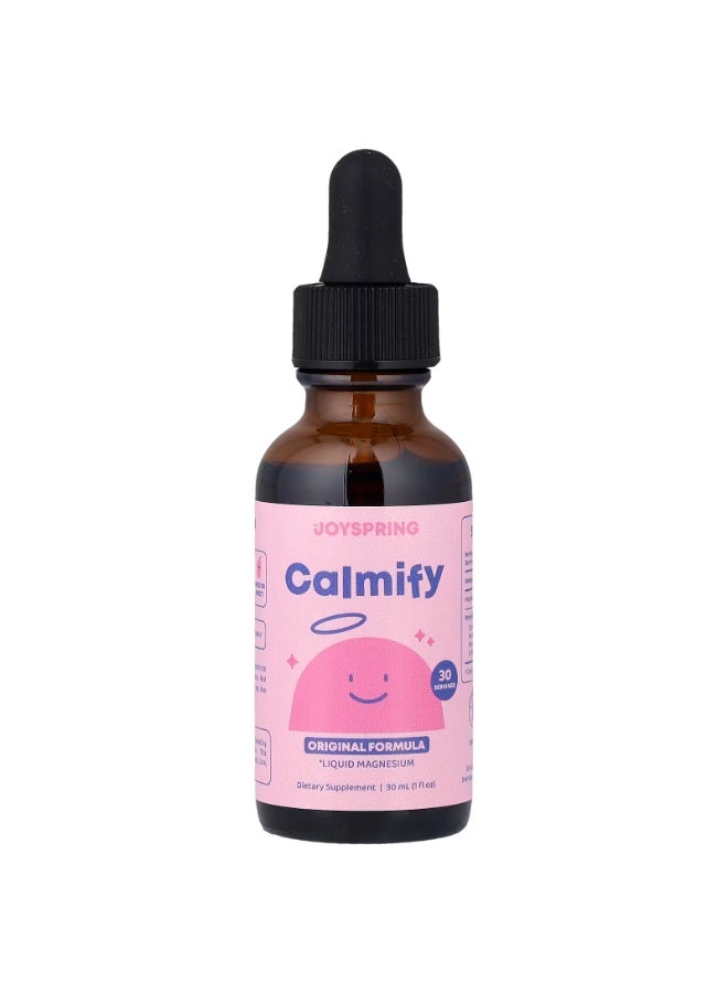 JoySpring, Calmify, Liquid Magnesium, 1 fl oz (30 ml) - Image 1