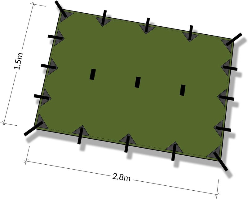 DD HAMMOCKS - DD Superlight Tarp S: 9ft x 5ft - Image 4