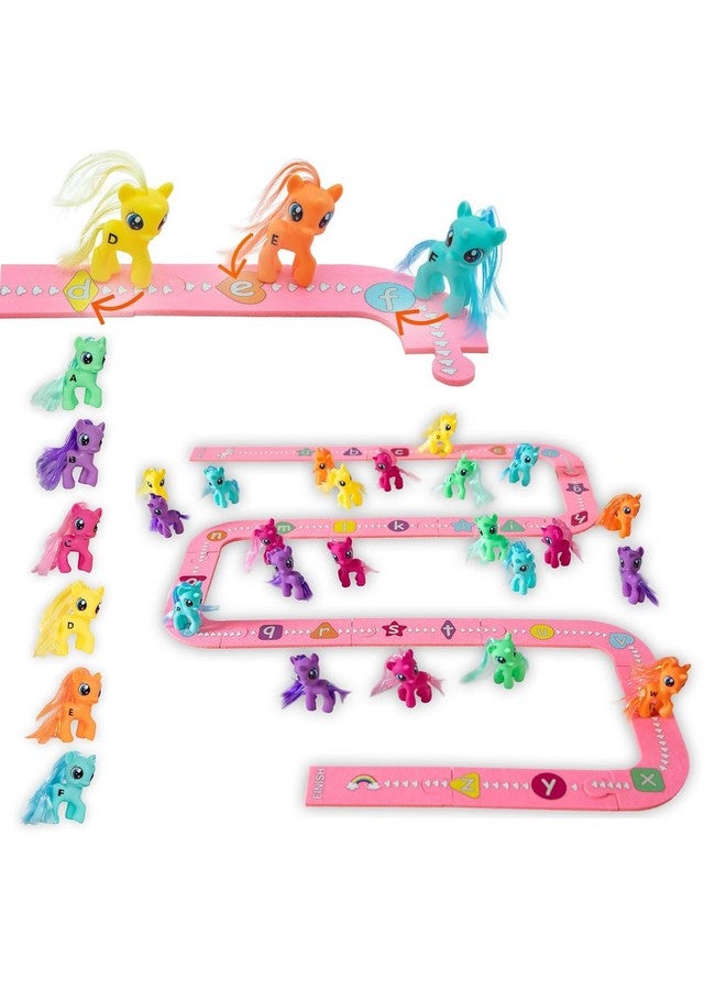 Skoolzy 41-Piece Unicorn Set for Girls Age 4-6 - ABC Learning and Letter Recognition Games for Kids 3-5 - Image 1