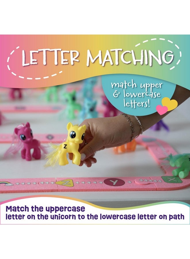 Skoolzy 41-Piece Unicorn Set for Girls Age 4-6 - ABC Learning and Letter Recognition Games for Kids 3-5 - Image 2