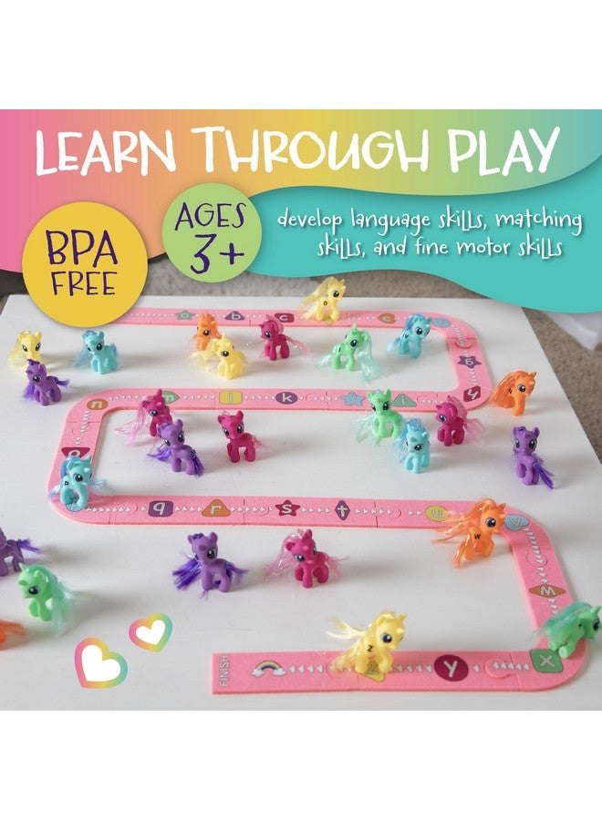 Skoolzy 41-Piece Unicorn Set for Girls Age 4-6 - ABC Learning and Letter Recognition Games for Kids 3-5 - Image 4