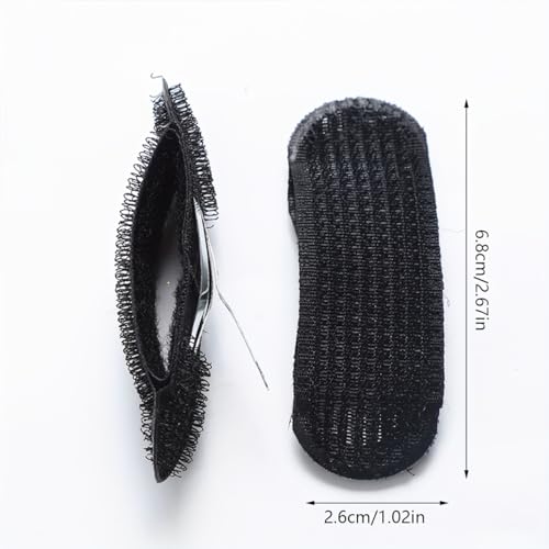 CHANDERKASH-Black Sponge Bump Up Hair Clip Volume (Bun Clips) Puff Maker Pack of 2_Hair Acessories - Image 3