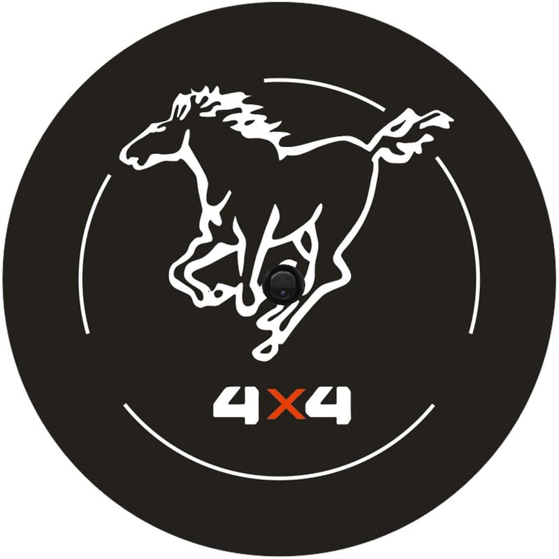 Aolowewin Galloper 4X4 Spare Tire Cover with Camera Hole for Ford Bronco, Jeep, Toyota SUVs - Image 3
