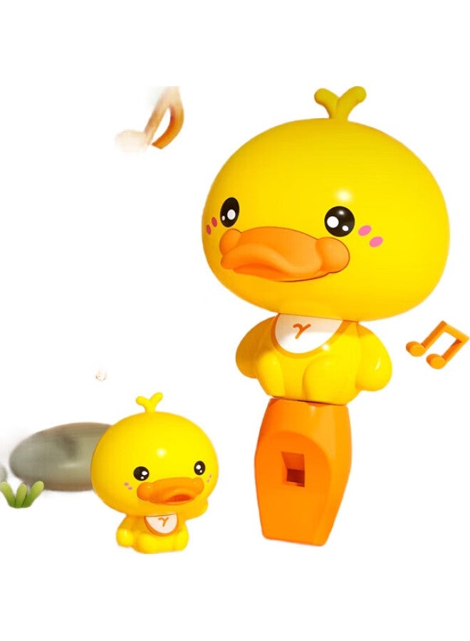 Xst Children'S Toy Whistle, Cute Cartoon Yellow Duck Blowing Whistle, Referee Trumpet, Breath Training, Baby Birthday Gift - Image 1