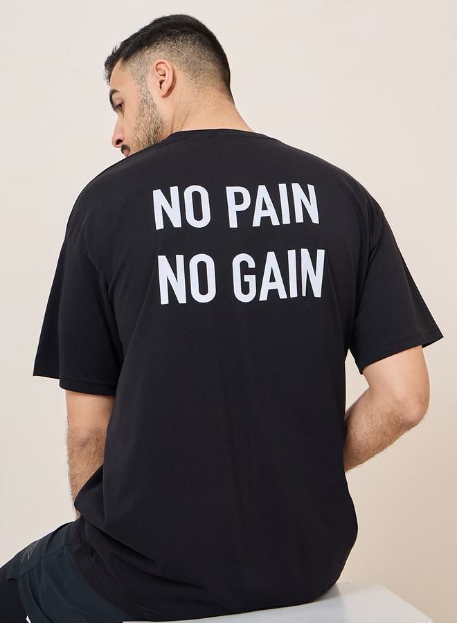 Styli Oversized Back Slogan T-Shirt  - Image 1