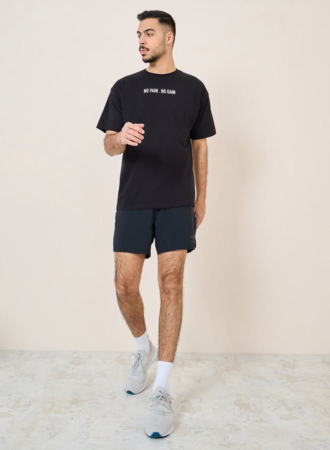 Styli Oversized Back Slogan T-Shirt  - Image 3