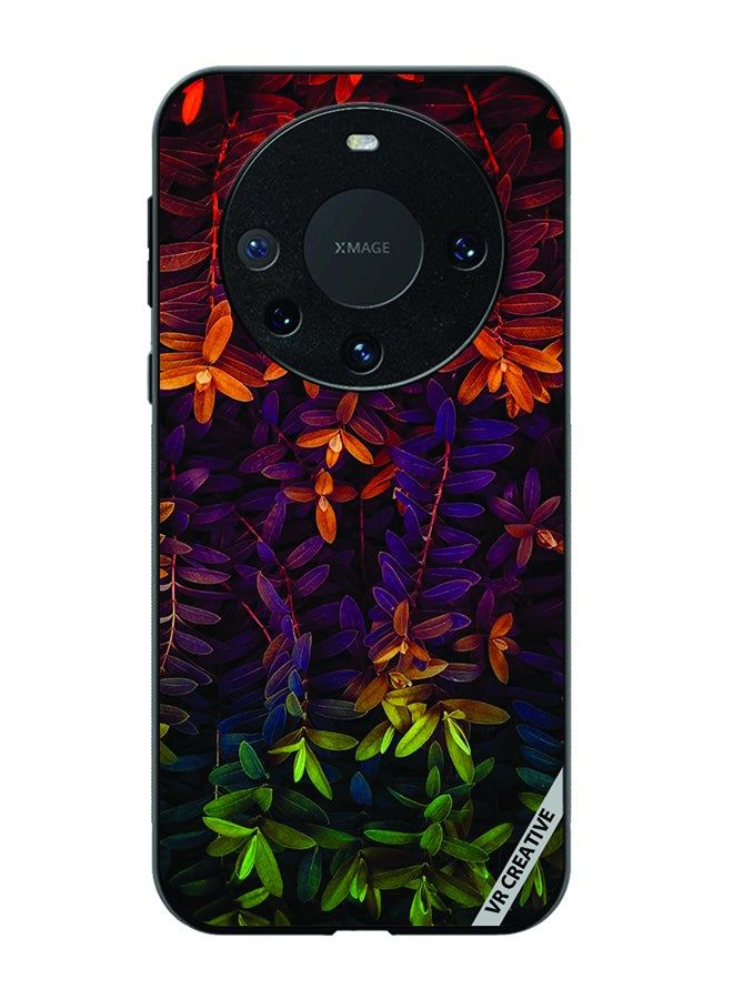 VR CREATIVE Protective Case Cover For Huawei Mate 60 Pro Plus Leaves Design Multicolour - Image 1