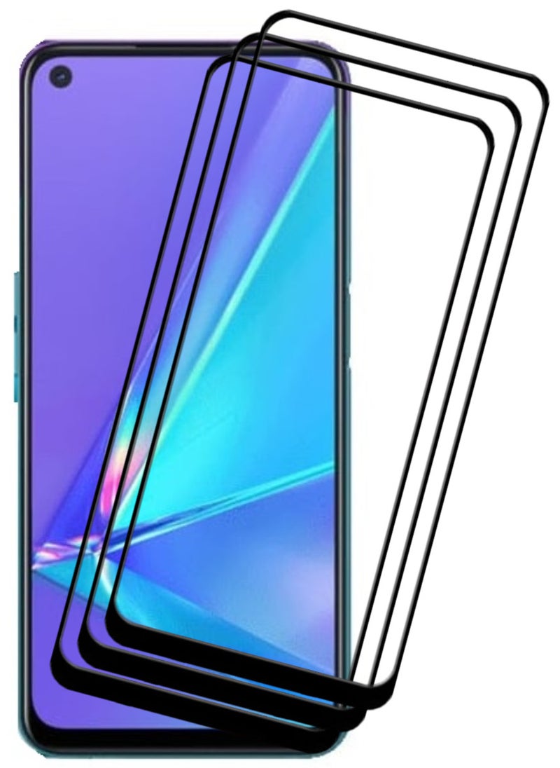 ACLIX 3 Pieces Antistatic ESD Dustproof Premium Quality High Definition Tempered Glass Screen Protector Designed For Oppo A92 - Image 1
