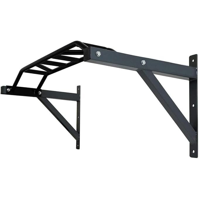 X Monkey Wall Mounted Horizontal Bar Workout Fitness Training Workout Bracket Gym Exercises Climbing Chin Up Bar Pull Up Bars - Image 4