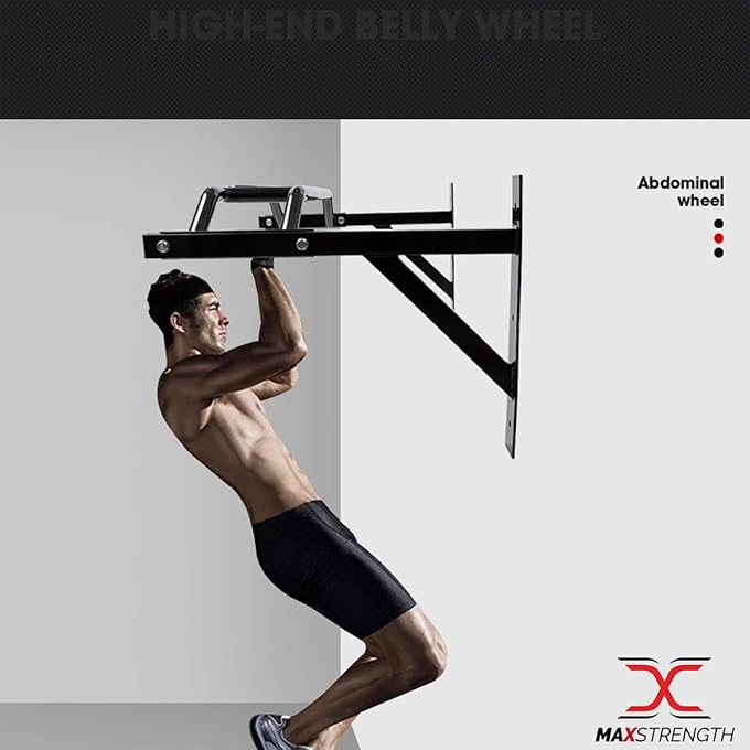 X Monkey Wall Mounted Horizontal Bar Workout Fitness Training Workout Bracket Gym Exercises Climbing Chin Up Bar Pull Up Bars - Image 3