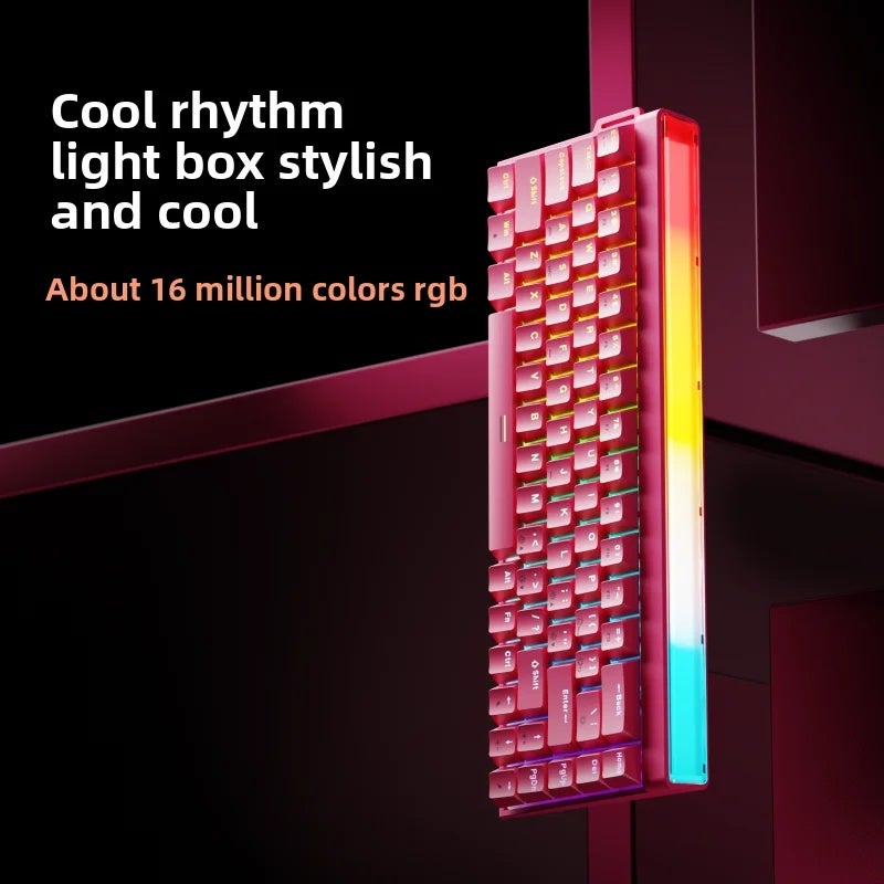 Eweadn DK68 Wireless Mechanical Keyboard, Tri-Mode Bluetooth, Magnetic Switch, RGB Backlit, Driver Support, for Gaming Office - Image 4