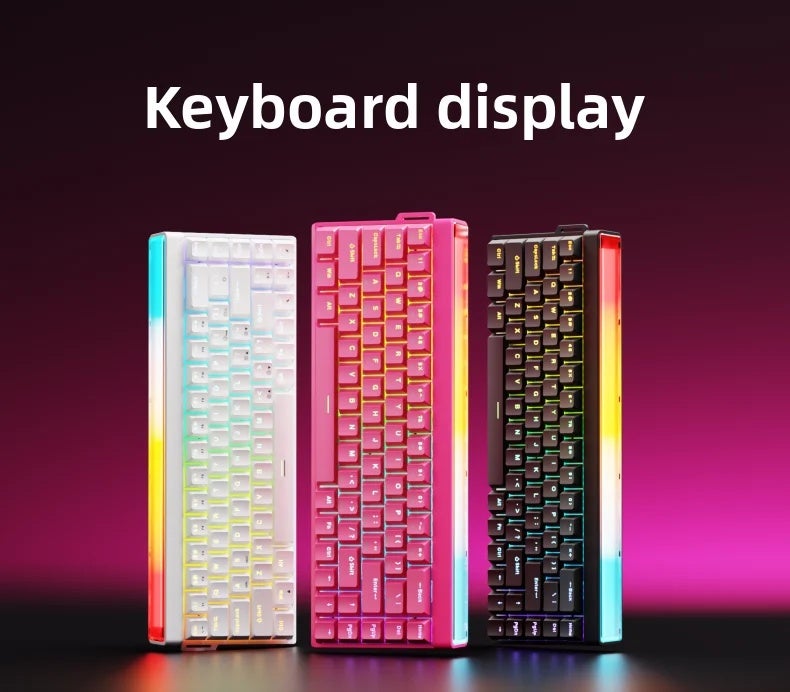 Eweadn DK68 Wireless Mechanical Keyboard, Tri-Mode Bluetooth, Magnetic Switch, RGB Backlit, Driver Support, for Gaming Office - Image 5