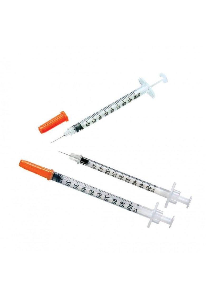 TERUMO nsulin Syringe 1mL with 29G 1/2 Inch Needle | Sterile Disposable | Individually Sealed for Accurate Diabetes Injection | Pack Of 25 - Image 2