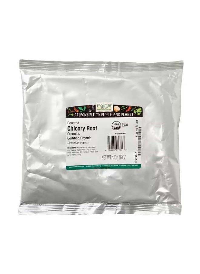 Frontier Co-op Roasted Chicory Root Granules 16 oz 453 g  - Image 2