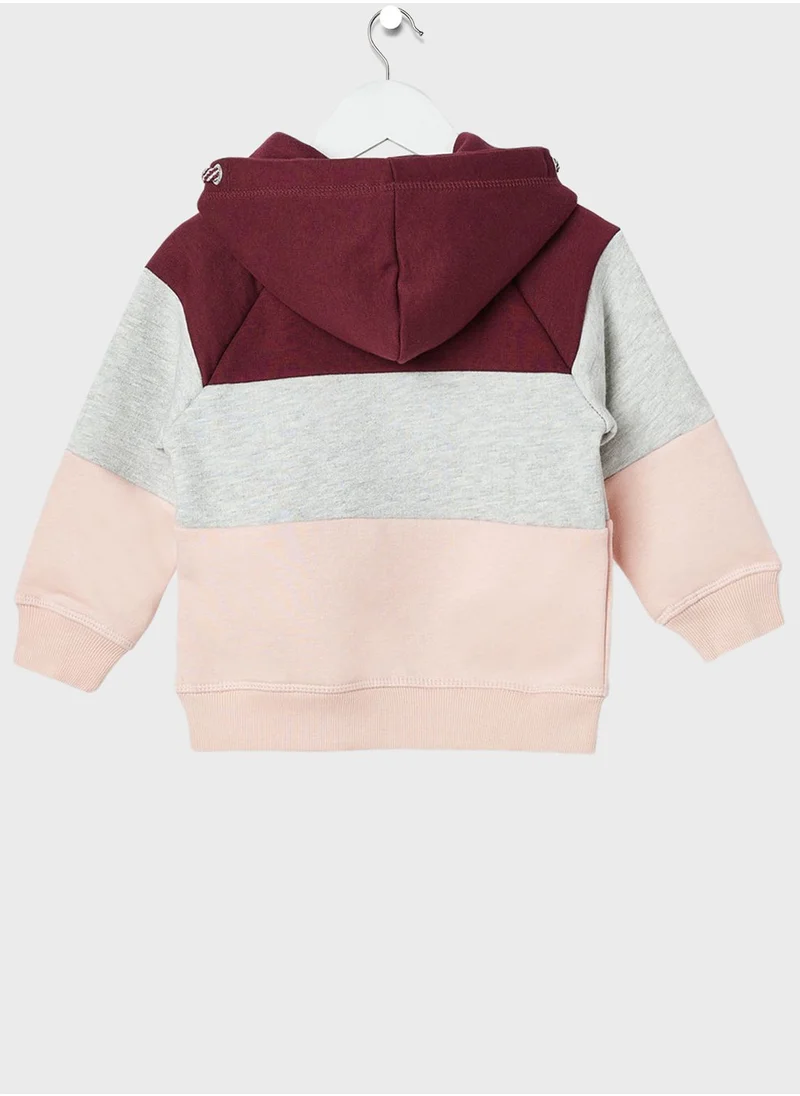 ONLY Kids Color Block Hoodie