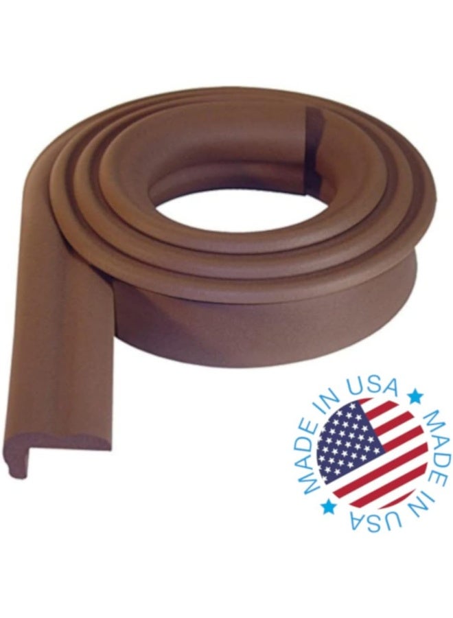 KidKusion Jumbo Edge Cushion, Brown - Image 1