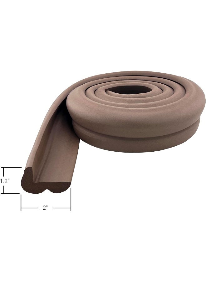 KidKusion Jumbo Edge Cushion, Brown - Image 3