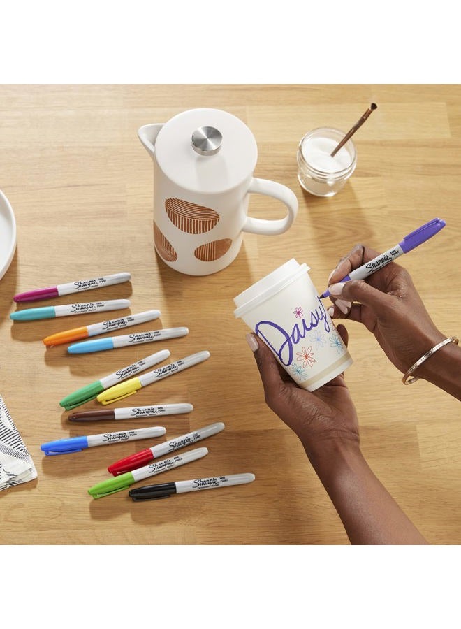 Sharpie Permanent Markers Cosmic Color Fine Point Pack of 5 - Image 4