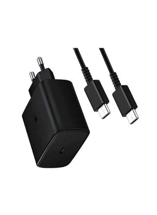 محول متوافق للشحن فائق السرعة مزوَّد بكابل من USB Type-C إلى USB Type-C بقدرة 45 واط أسود - pzsku/Z29530DE14AAE0B141BC2Z/45/1743687021/65ba8281-3de9-46f6-8f10-bd9f6451ca2b