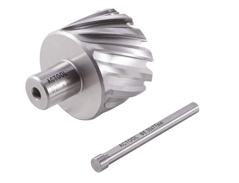 ACTOOL 2" Diameter × 1" Depth of Cut HSS ANNULAR Cutter with 3/4'' Weldon Shank - Image 3