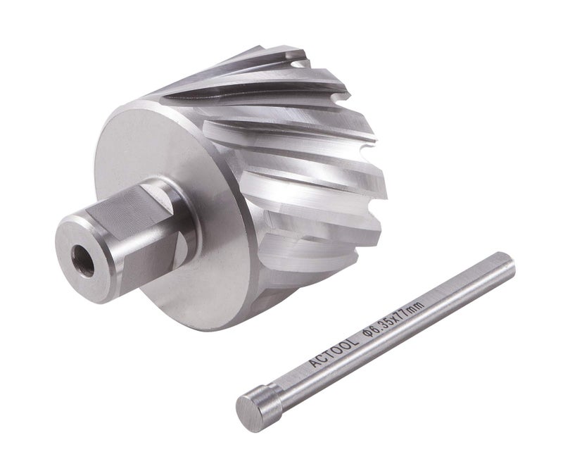 ACTOOL 2" Diameter × 1" Depth of Cut HSS ANNULAR Cutter with 3/4'' Weldon Shank - Image 4