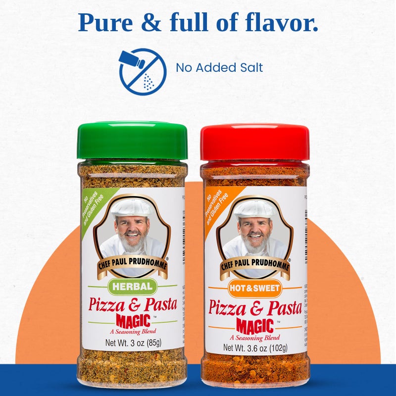 Chef Paul Magic Seasonings Blends Hot and Sweet Pizza and Pasta Magic | No Added Salt | Pizza Seasoning | Perfect for Pasta, Salad & Soups | Italian Seasoning | Pack of 1 Each - Image 3