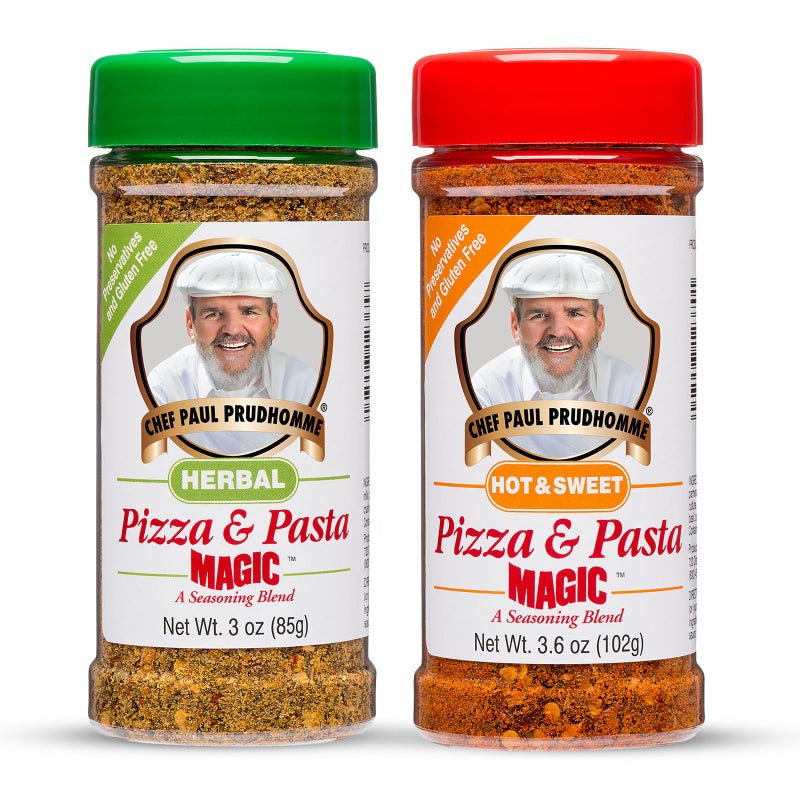 Chef Paul Magic Seasonings Blends Hot and Sweet Pizza and Pasta Magic | No Added Salt | Pizza Seasoning | Perfect for Pasta, Salad & Soups | Italian Seasoning | Pack of 1 Each - Image 1