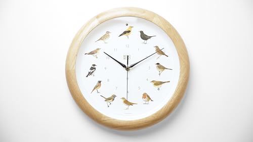 KOOKOO Singvogel Wood, Singing birdclock Includes 12 Genuine Original Field Recordings from Native Songbirds - Image 3